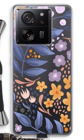 Flowers with blue leaves