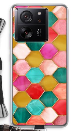 Hexagons in stained glass