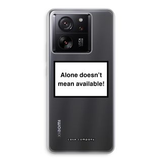 Alone