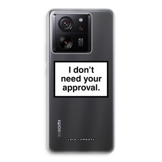 Don't need approval