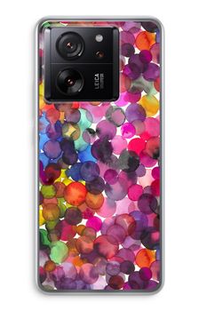 Överlappande akvarellprickar