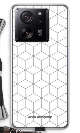 Cubes black and white