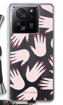 Hands pink