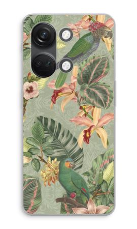 Tropical jungle parrot