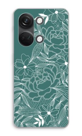 Flowers in lace