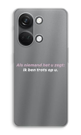 Ik ben trots op u