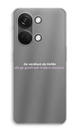 Ge verdient de liefde
