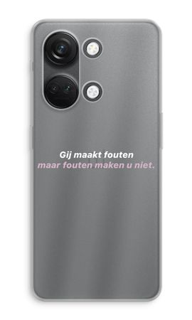 Fouten maken u niet