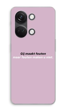 Fouten maken u niet