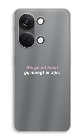 gij moogt er zijn