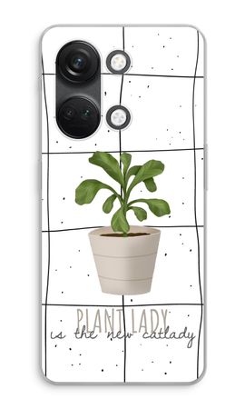 Houseplant on windowpane