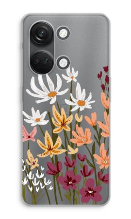Painted wildflowers