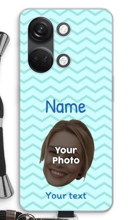 Personalized Face - Stripes Pattern