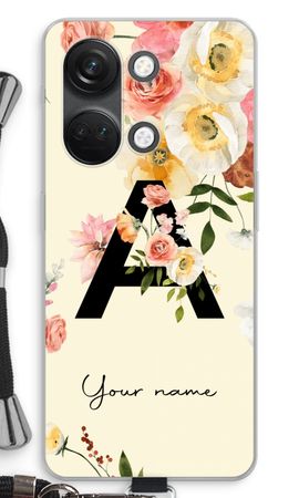 Flirty Flowers Monogram