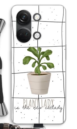 Houseplant on windowpane