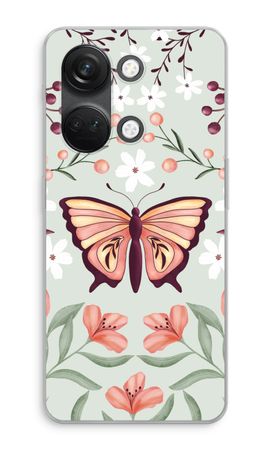 Butterfly in a floral world