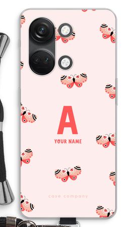 Rosy Butterflies Monogram