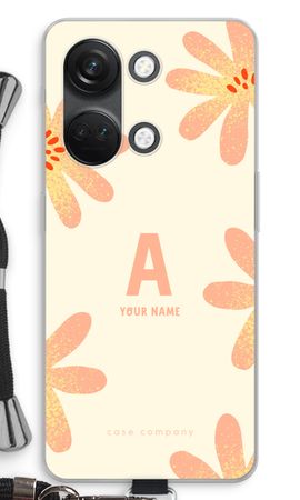 Peach Blossom Monogram