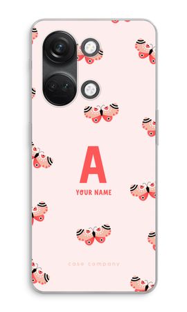 Rosy Butterflies Monogram