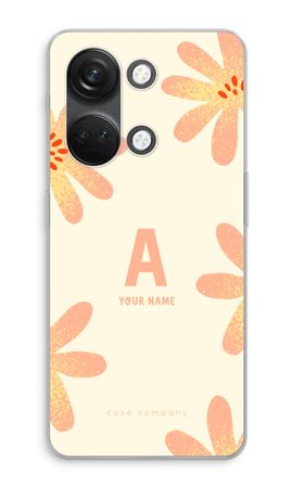 Peach Blossom Monogram