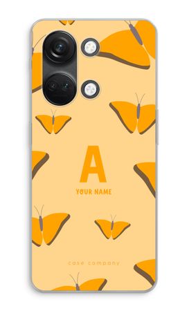 Amber Butterflies Monogram