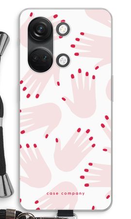 Hands pink