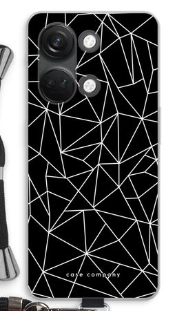 Geometric lines white