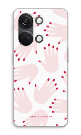 Hands pink
