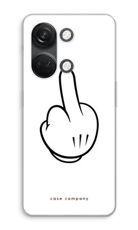 Middle finger white