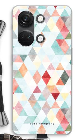 Coloured triangles pastel