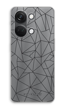Geometric lines black