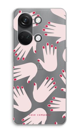 Hands pink