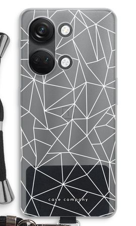 Geometric lines white