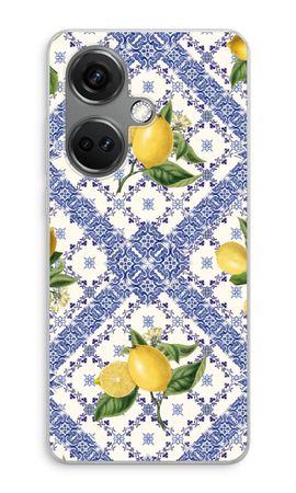 Blue tiles and lemons