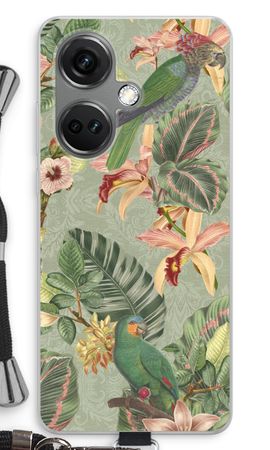 Tropical jungle parrot