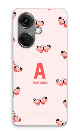 Rosy Butterflies Monogram