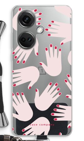 Hands pink