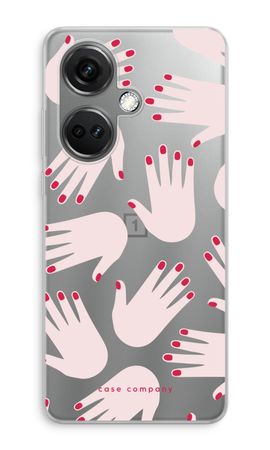 Hands pink