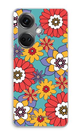 Retro Flowers - Blue