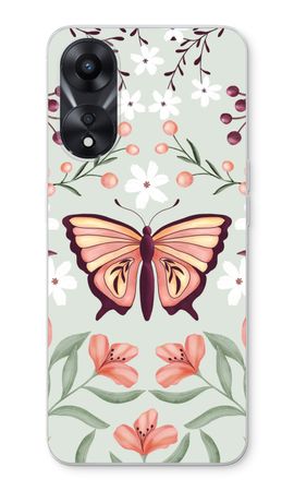 Butterfly in a floral world