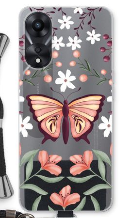 Butterfly in a floral world