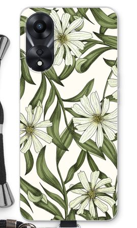 White flower pattern