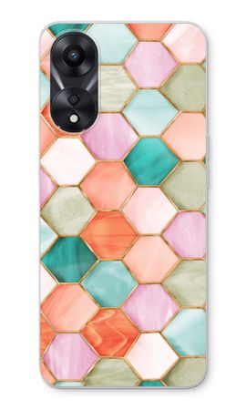 Hexagons in stained glass