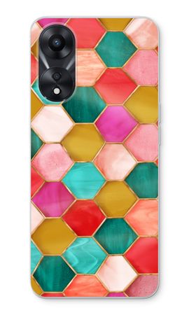 Hexagons in stained glass