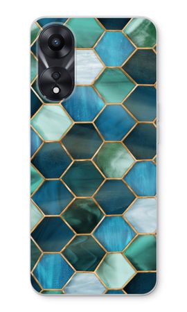 Hexagons in stained glass