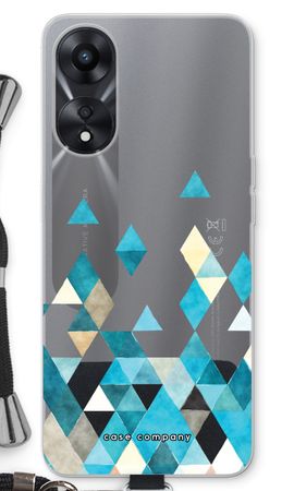 Coloured triangles blue