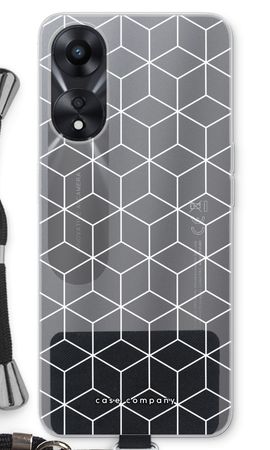 Cubes black and white