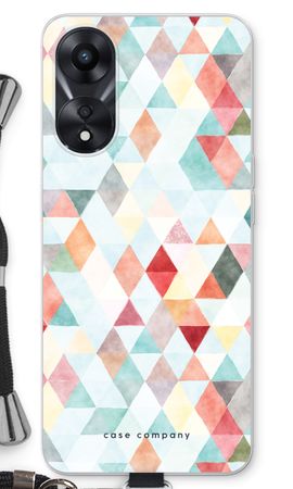 Coloured triangles pastel