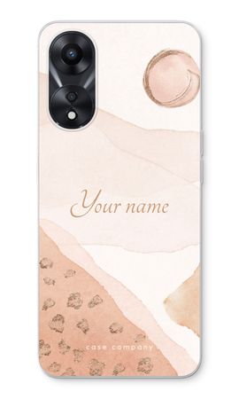 Gold Spots Namecase - Blush