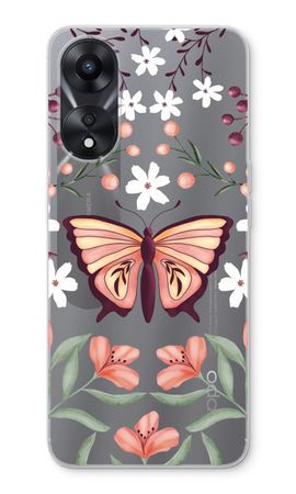 Butterfly in a floral world